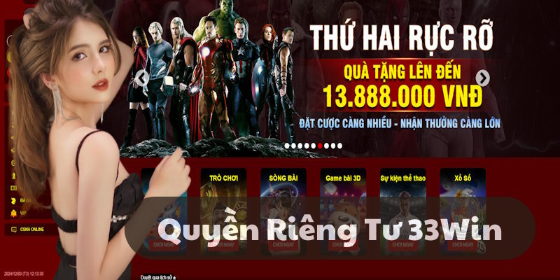 Quyền riêng tư 33Win