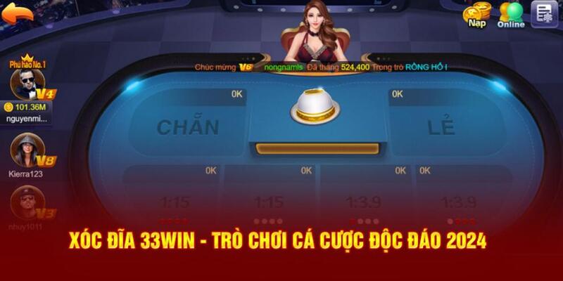 Cá cược Xóc Đĩa tại Venus Casino 33WIN